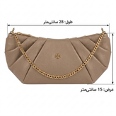 کیف زنانه دوشی مدل تک زیپ نسکافهای با تخفیف ویژه