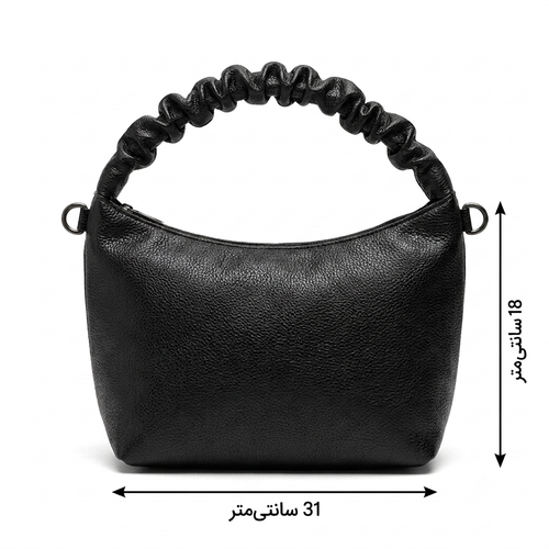 کیف زنانه دوشی مدل تک زیپ چرم با تخفیف ویژه